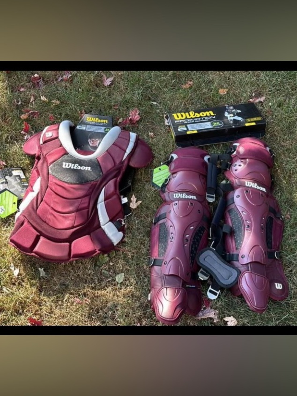 Adult catchers gear
Wilson’s promotion with isoBLOX impact protection